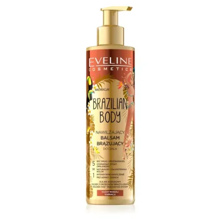 NAWILŻAJĄCY BALSAM BRĄZUJĄCY DO CIAŁA BRAZYLIAN BODY 200ML EVELINE
