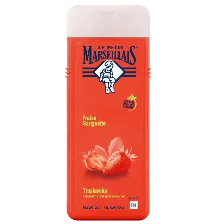 DELIKATNY ŻEL POD PRYSZNIC TRUSKAWKA 400ML LE PETIT MARSEILLAIS