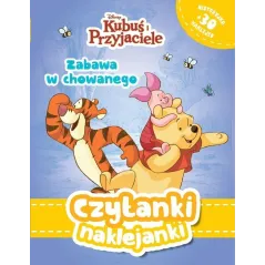 DISNEY KUBUŚ I PRZYJACIELE. ZABAWA W CHOWANEGO. CZYTANKI NAKLEJANKI - Olesiejuk