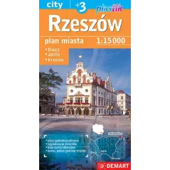 RZESZÓW 1:15 000 PLAN MIASTA