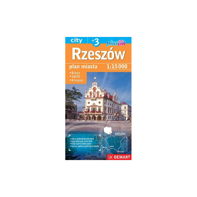 RZESZÓW 1:15 000 PLAN MIASTA