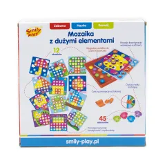 Układanka Guziczkowa Mozaika Z Dużymi Elementami Smily Play 3+