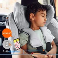 OBROTOWY FOTELIK SAMOCHODOWY BESAFE IZI TURN M I-SIZE ANTHRACITE MESH Z APLIKACJĄ BEZPIECZEŃSTWA