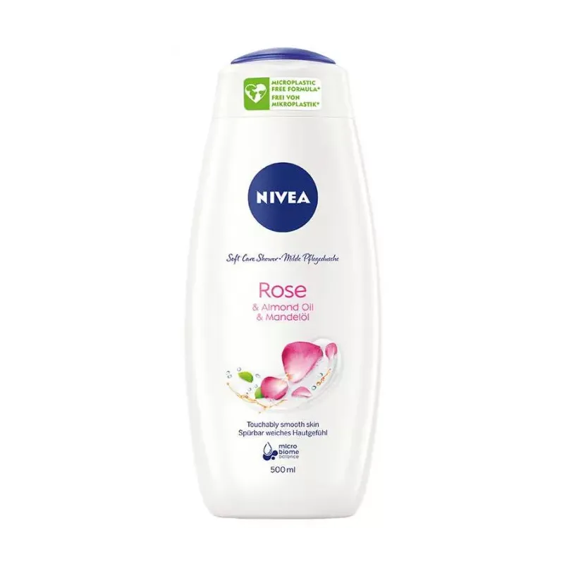 PIELĘGNUJĄCY ŻEL POD PRYSZNIC Z OLEJKIEM MIGNAŁOWYM O ZAPACHU RÓŻY 500ML NIVEA