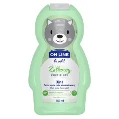 ŻELKOWY ŻEL DO MYCIA CIAŁA WŁOSÓW I TWARZY 3IN1 350ML ON LINE
