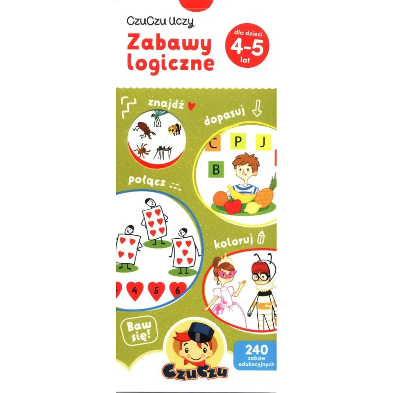 CZUCZU UCZY ZABAWY LOGICZNE DLA DZIECI 4-5 LAT