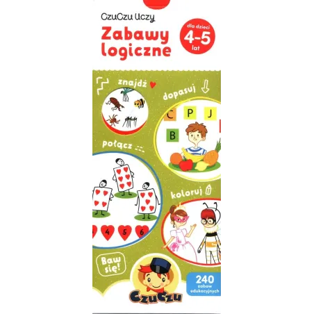 CZUCZU UCZY ZABAWY LOGICZNE DLA DZIECI 4-5 LAT