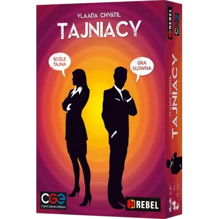 TAJNIACY GRA TOWARZYSKA 10+ - Rebel
