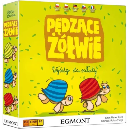 PĘDZĄCE ŻÓŁWIE GRA PLANSZOWA 5+ - Egmont