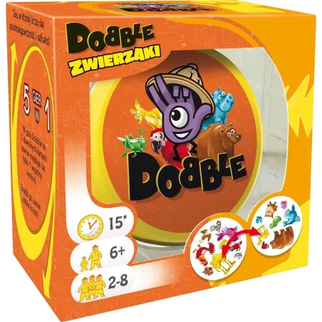 DOBBLE ZWIERZAKI GRA TOWARZYSKA 6+