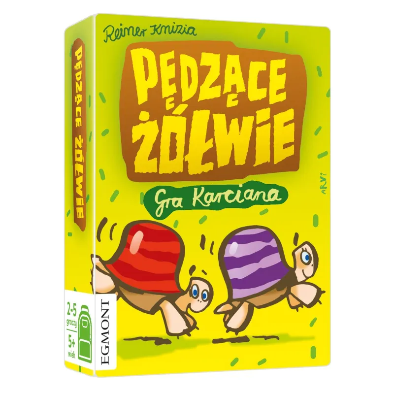 PĘDZĄCE ŻÓŁWIE GRA KARCIANA EGMONT 5+
