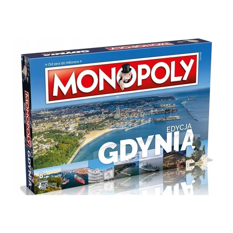 MONOPOLY GDYNIA GRA PLANSZOWA HASBRO 8+
