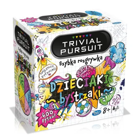 DZIECIAKI BYSTRZAKI TRIVIAL PURSUIT GRA TOWARZYSKA 8+
