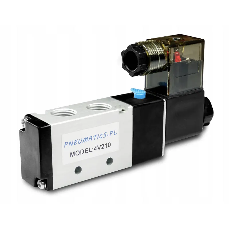 ELEKTROZAWÓR PNEUMATYCZNY DO SIŁOWNIKÓW 5/2 4V210 1/4 230V 12V 24V