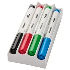 PISAKI SUCHOŚCIERALNE DO TABLICY 4 KOLORY IKEA
