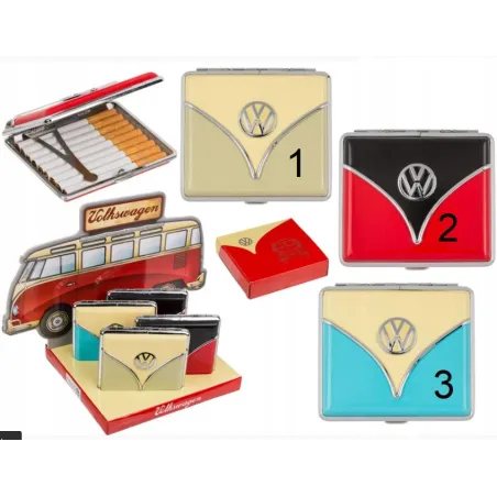 Metalowa Papierośnica Volkswagen T1 Retro Licencyjna Wzór 1