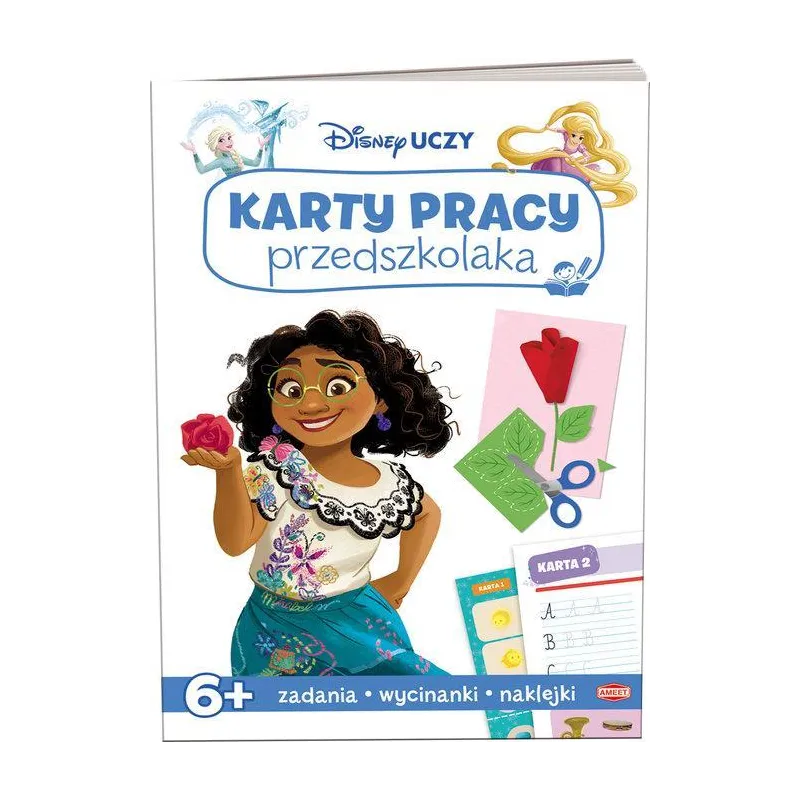 DISNEY UCZY. KARTY PRACY PRZEDSZKOLAKA 6+