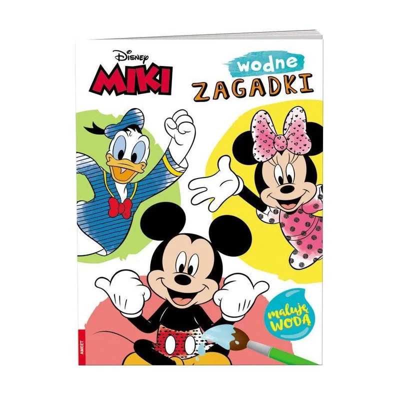 DISNEY MIKI. WODNE ZAGADKI. MALUJĘ WODĄ