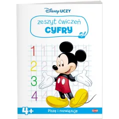 DISNEY UCZY MIKI ZESZYT ĆWICZEŃ LICZBY 4+ - Ameet