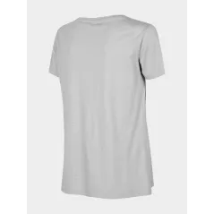 T-SHIRT KOSZULKA DAMSKA 4F TSD352 BAWEŁNA LUŹNY KRÓJ DEKOLT V