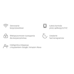 INTELIGENTNY PRZEKAŹNIK OŚWIETLENIA EZVIZ T35W WIFI 200M Z APLIKACJĄ EZVIZ