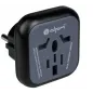 Adapter Podróżny Europa Pf01Eu-B Do Wtyczek A B G I Czarny