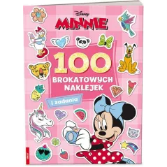 DISNEY MINNIE. 100 BROKATOWYCH NAKLEJEK Z ZADANIAMI
