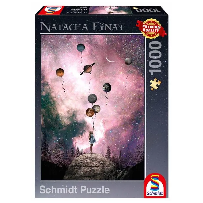 PUZZLE TĘSKNOTA ZA PLANETĄ 1000 ELEMENTÓW SCHMIDT 12+