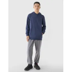 BLUZA MĘSKA BAWEŁNIANA DRESOWA Z KAPTUREM ROZMIAR S 4F
