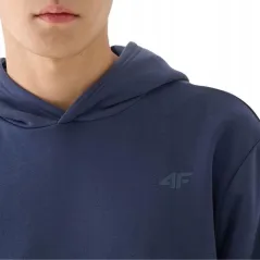 BLUZA MĘSKA BAWEŁNIANA DRESOWA Z KAPTUREM ROZMIAR S 4F