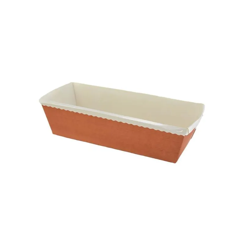 FORMA DO PIECZENIA OPTIMA 180 X 80 X 55 MM BRĄZOWA PROSTOKĄTNA TEKTUROWA