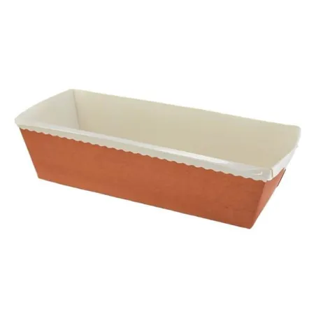 FORMA DO PIECZENIA OPTIMA 180 X 80 X 55 MM BRĄZOWA PROSTOKĄTNA TEKTUROWA
