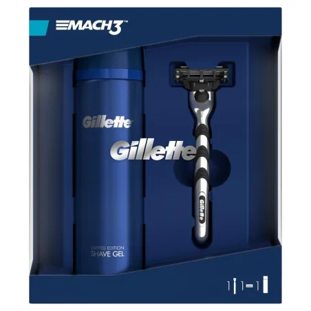 GILLETTE MACH 3 MASZYNKA DO GOLENIA + ŻEL DO GOLENIA - Procter & Gamble