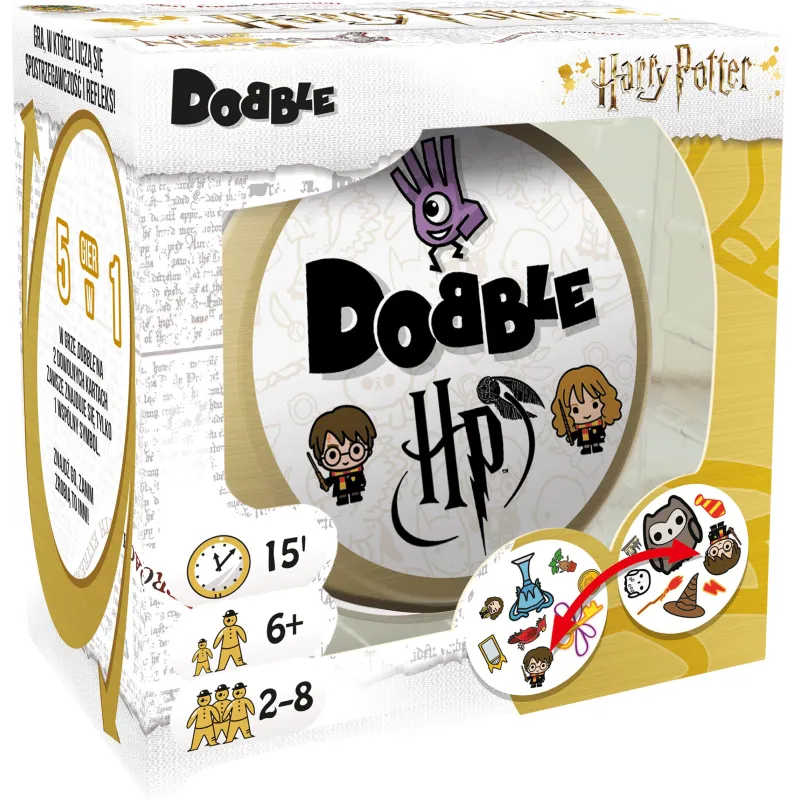 HARRY POTTER DOBBLE GRA KARCIANA 6+