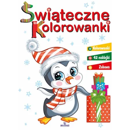 Świąteczne Kolorowanki Z Naklejkami Świąteczne Kolorowanki Z Naklejkami