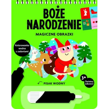 Boże Narodzenie. Magiczne Obrazki. Pisak Wodny 3+