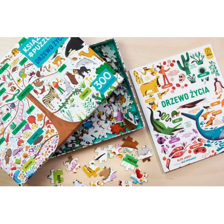 Puzzle + Książka Drzewo Życia 300 Elementów 6+