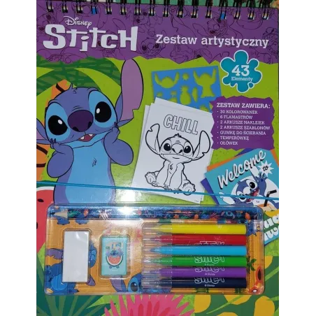 STITCH. ZESTAW ARTYSTYCZNY DO KOLOROWANIA
