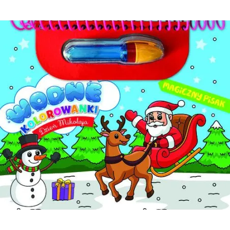 Dzień Mikołaja. Wodne Kolorowanki