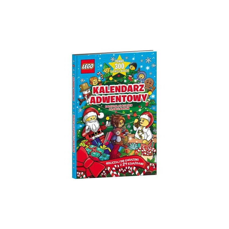 KALENDARZ ADWENTOWY KOLEKCJA 24 KSIĄŻEK Z ŁAMIGŁÓWKAMI LEGO
