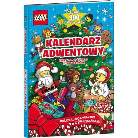 KALENDARZ ADWENTOWY KOLEKCJA 24 KSIĄŻEK Z ŁAMIGŁÓWKAMI LEGO