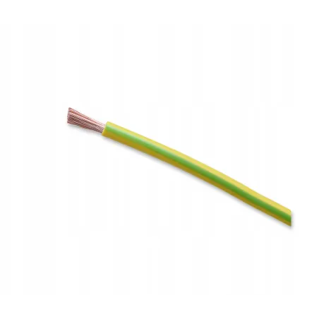 Przewód H07V-K (Lgy) 6 Mm² Żółto-Zielony 100 M Instalacyjny
