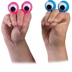 PACYNKA OCZY NA PALCE PLASTIKOWE DO TEATRZYKU I ANIMACJI