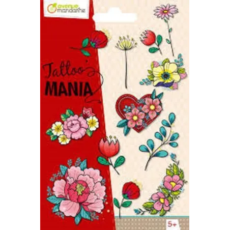 TATUAŻE TATTOO MANIA KWIATY 5+