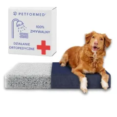 LEGOWISKO MATERAC ORTOPEDYCZNY DLA PSA PETFORMED 120x71 CM – HIPOALERGICZNY, ZMYWALNY, NIE ZAPADA SIĘ
