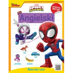 MARVEL SPIDEY I SUPER-KUMPLE. ANGIELSKI. BAW SIĘ I UCZ! KSIĄŻECZKA Z NAKLEJKAMI
