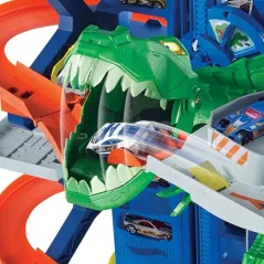 MEGA GARAŻ T-REXA HOT WHEELS CITY 5+ - Mattel