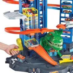MEGA GARAŻ T-REXA HOT WHEELS CITY 5+