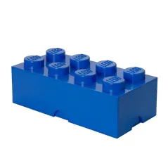 POJEMNIK KLOCEK 8 WYPUSTEK LEGO BRICK NIEBIESKI - Room Copenhagen