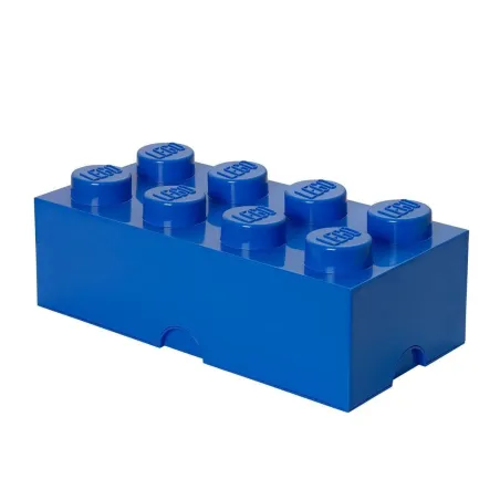 POJEMNIK KLOCEK 8 WYPUSTEK LEGO BRICK NIEBIESKI - Room Copenhagen